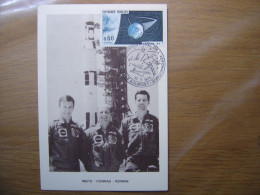 WEITZ CONRAD Carte Maximum Cosmonaute ESPACE Salon De L'aéronautique Bourget - Verzamelingen