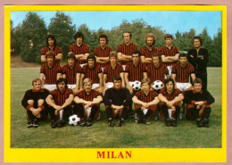 Foglietto Calcio Milan Formazione 1975 - Voetbal