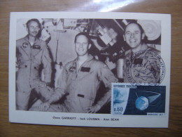 GARIOTT LOUSMA Carte Maximum Cosmonaute ESPACE Salon De L'aéronautique Bourget - Verzamelingen