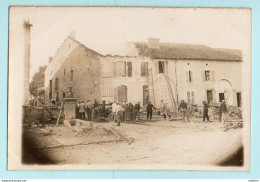 MIGNEVILLE - Carte Photo - Guerre 14-18 - Maison Incendiée En 1915 - Sonstige & Ohne Zuordnung