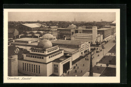 AK Düsseldorf, Gesolei 1926, Ansicht Des Messegeländes Aus Der Vogelschau  - Exhibitions