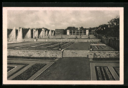 AK Essen, GRUGA 1929, Blumenrabatten Auf 3 Ebenen  - Expositions