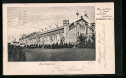 AK Düsseldorf, Intern. Kunst- Und Gr. Gartenbau-Ausstellung 1904, Haupt-Blumenhalle  - Expositions