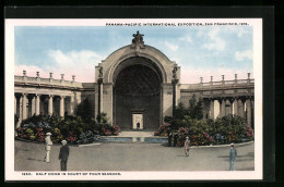 AK San Francisco, Panama-Pacific International Expostion 1915, Half Dome In Court Of Four Seasons  - Ausstellungen