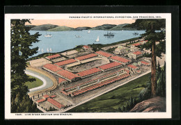 AK San Francisco, Panama-Pacific International Expostion 1915, Live Stock Section And Stadium  - Ausstellungen