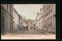 CPA Saint-Léger-en-Yvelines, Rue Principale  - Autres & Non Classés