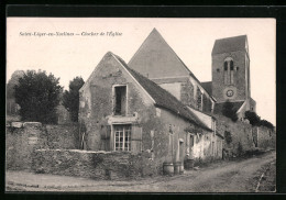 CPA Saint-Léger-en-Yvelines, Clocher De L`Église  - Autres & Non Classés