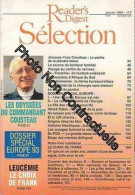 Selection Du Reader's Digest N° 551 : Les Odyssees Du Commandant Cousteau-Dossier Special Europe 93 - Non Classés