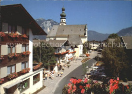 72234240 Reith Alpbachtal Hauptstrasse Mit Kirche Reith Im Alpbachtal - Sonstige & Ohne Zuordnung