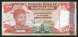 347-Swaziland Billet De 50 Emalangeni 2001 AA880 - Swaziland