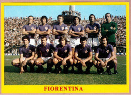 Foglietto Calcio Fiorentina Formazione 1975 - Fussball