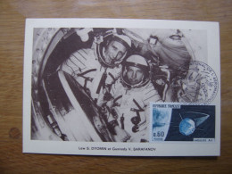 DYOMIN SARAFANOV Carte Maximum Cosmonaute ESPACE Salon De L'aéronautique Bourget - Sammlungen