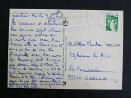 AVIGNON RP - VAUCLUSE - FLAMME FESTIVAL 1978 SUR SABINE - LA CAMARGUE COUCHER DE SOLEIL SUNSET - Mechanical Postmarks (Advertisement)