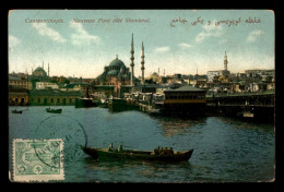 TURQUIE - CONSTANTINOPLE - NOUVEAU PONT COTE STAMBOUL - Turquie