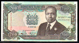 659-Kenya 200 Shillings 1992 AF297 - Kenya