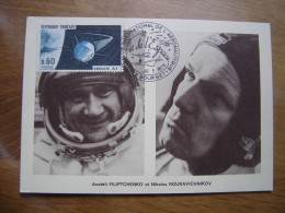 FILIPTCHENKO ROUKA Carte Maximum Cosmonaute ESPACE Salon De L'aéronautique Bourget - Colecciones