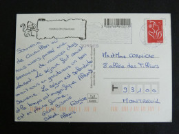 GORDES - VAUCLUSE - FLAMME SUR MARIANNE LAMOUCHE - CAVAILLON MULTIVUES - Mechanical Postmarks (Advertisement)
