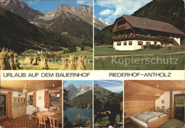 72233252 Antholz Mitterthal Riederhof Antholz Pension Oesterreich - Altri & Non Classificati