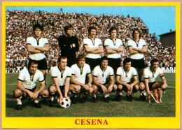Foglietto Calcio Cesena Formazione 1975 - Fussball