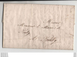 Lettre Adressée Au Maire De Pouilly En Auxois , Par L'assistante De La Mère Supérieure Générale, Sr M.J.Javouhey,1836 - Manuskripte