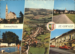 72232953 Sankt Oswald  Fliegeraufnahme Kirche Gasthof Seiwald Rohrbach In Oberoe - Other & Unclassified