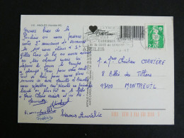 ANGLES - VENDEE - FLAMME SUR MARIANNE BRIAT - ENVIRONS MULTIVUES - Mechanical Postmarks (Advertisement)