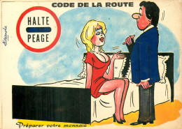 Humour . Code De La Route . Halte Péage - Humor