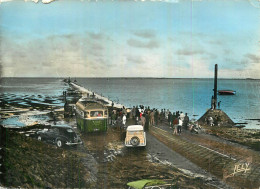 ILE DE NOIRMOUTIER . Passage Du Gois . Mer Descendante . ( Peugeot 203 Et Autobus ) - Ile De Noirmoutier