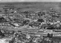 CARENTAN . Vue D'ensemble Et La Gare . France VUE DU CIEL - Carentan