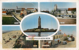 GOUVILLE Sur MER . CP Multivues - Other & Unclassified