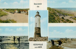 Souvenir De GOUVILLE Sur MER . CP Multivues - Otros & Sin Clasificación