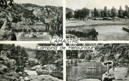 LAMASTRE . Camping De Retourtour . CP Multivues - Lamastre