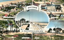 SOUVENIR  De  HAUTEVILLE Sur MER . CP Multivues - Other & Unclassified