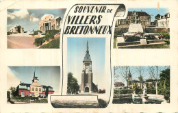 SOUVENIR  De  VILLERS BRETONNEUX .  CP Multivues  - Villers Bretonneux