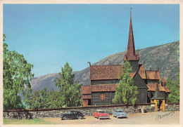 LOM STAVKIRKE RESTAURERT I 1933 - Norwegen