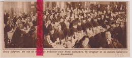Roosendaal - Pelgrims Naar Rome Op Terugweg - Orig. Knipsel Coupure Tijdschrift Magazine - 1925 - Unclassified