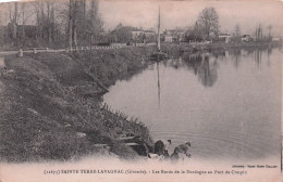 SAINTE TERRE LAVAGNAC  .  Les Bords De La Dordogne Au Port De Crespin.  - Autres & Non Classés