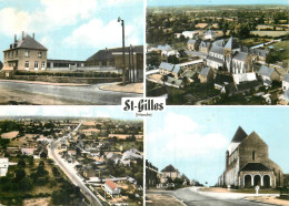 SAINT GILLES ( MANCHE ) . CP Multivues . - Other & Unclassified