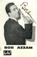 BOB AZZAM Carte Avec Autographe - Zangers En Musicus