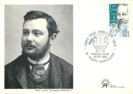 Carte Postale Premier Jour ; PAUL LOUIS TOUSAINT HEROULT . - Thury Harcourt