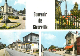 SOUVENIR  De  GIVERVILLE .  CP Multivues - Other & Unclassified