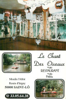 SAINT LO . LE CHANT DES OISEAUX . Restaurant ; Moulin L'Abbé . - Other & Unclassified
