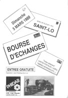 SAINT LO . BOURSE D'ECHANGES 1989 . ESSOR PHILATELIQUE SAINT-LOIS - Saint Lo