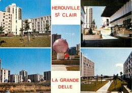 HEROUVILLE SAIONT CLAIR .  LA GRANDE DELLE . CP Multivues - Herouville Saint Clair