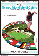 Cartolina Viareggio 42° Torneo Mondiale Di Calcio Coppa Carnevale 1990 - Non Viaggiata - Fussball
