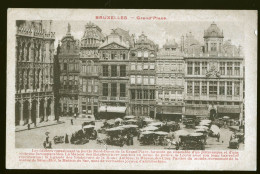 989 - BELGIQUE - BRUXELLES - Grand'Place - Brussel Nationale Luchthaven