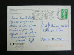 L'AIGUILLON SUR MER - VENDEE - FLAMME SUR MARIANNE BRIAT - MULTIVUES - Mechanical Postmarks (Advertisement)