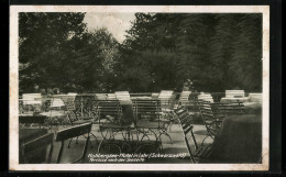 AK Lahr / Schwarzwald, Hohbergsee-Hotel, Terrasse Seeseite  - Lahr