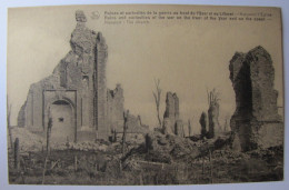 BELGIQUE - FLANDRE OCCIDENTALE - NIEUWPOORT - Guerre 14-18 - L'Eglise - Nieuwpoort