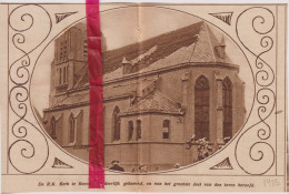 De Kerk Van Borculo - Geteisterd Na Storm - Orig. Knipsel Coupure Tijdschrift Magazine - 1925 - Zonder Classificatie